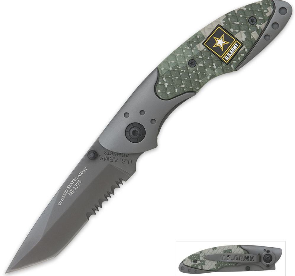 U.S. ARMY CAMO MEDIUM TANTO POINT