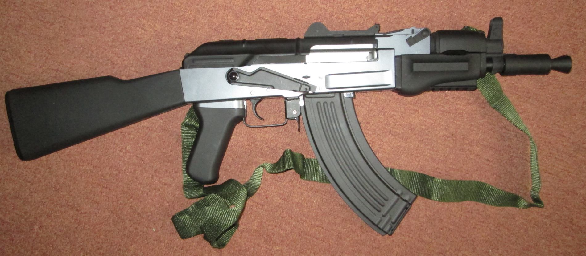 AK-74 mini...105m/s,tlačák na 88bbčok