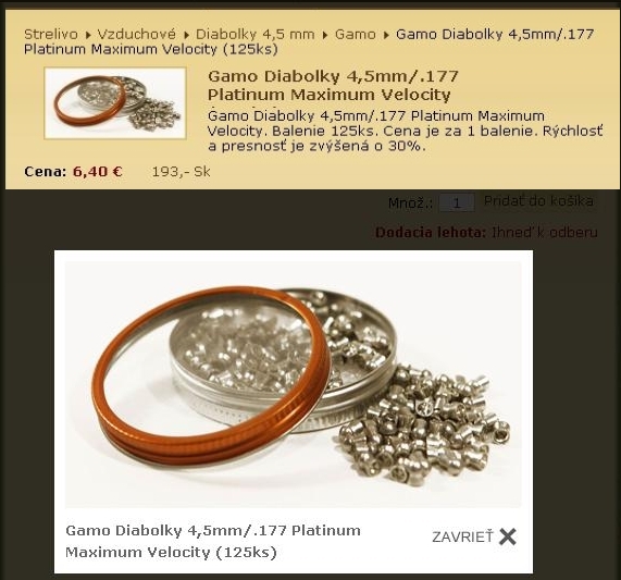 Gamo Platinum Maximum Velocity