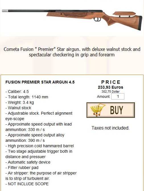 Cometa Fusion Premier Star