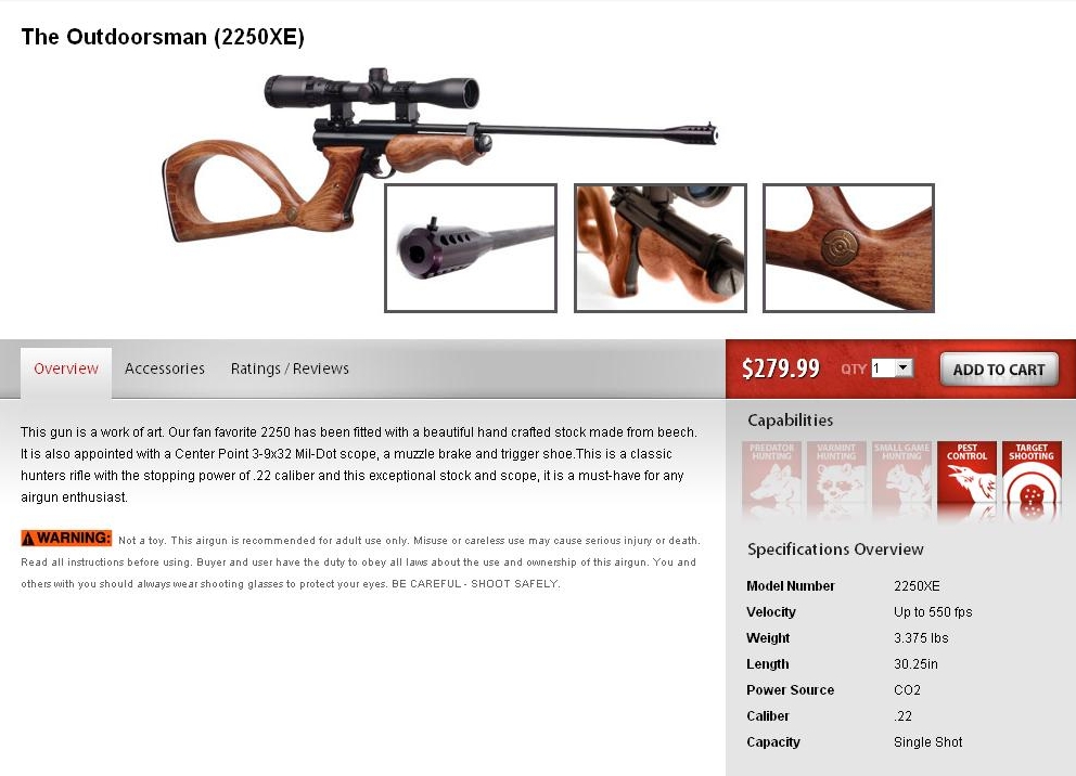 Crosman The Outdoorsman